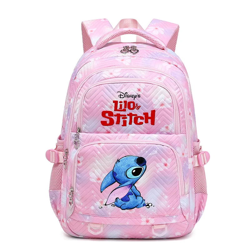 Disney Lilo Stitch Waterproof  Schoolbag for Teenage Girls Bookbag