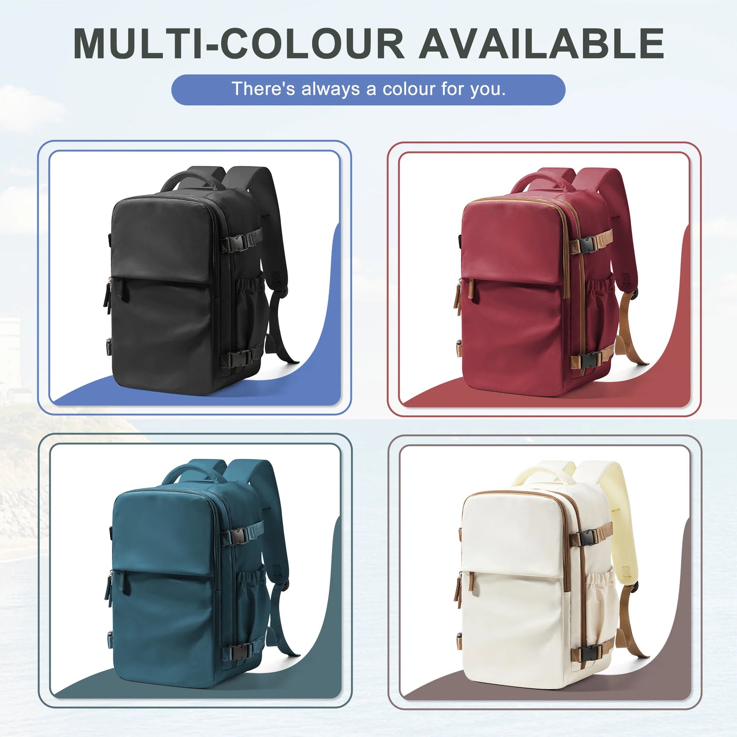 Travel Backpack 15.6 inch Laptop