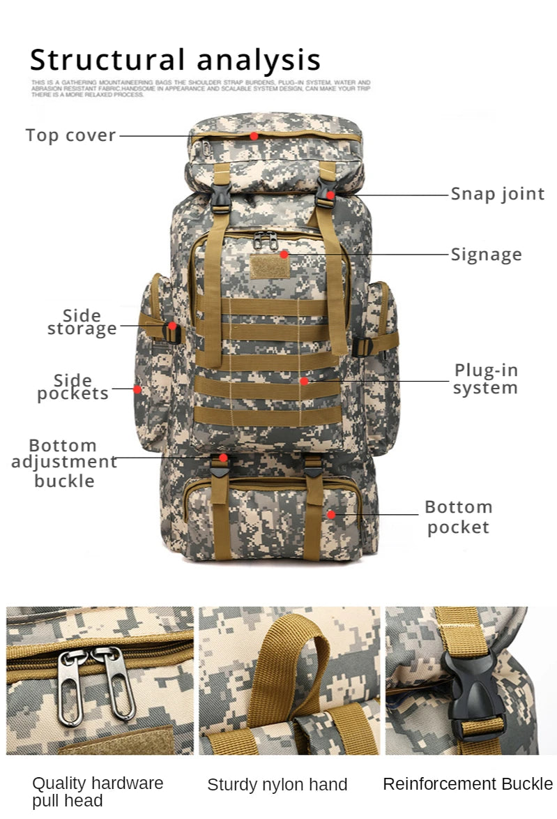 Rilibegan Military Backpack