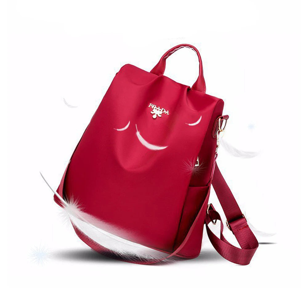 Multi functional backpack for women