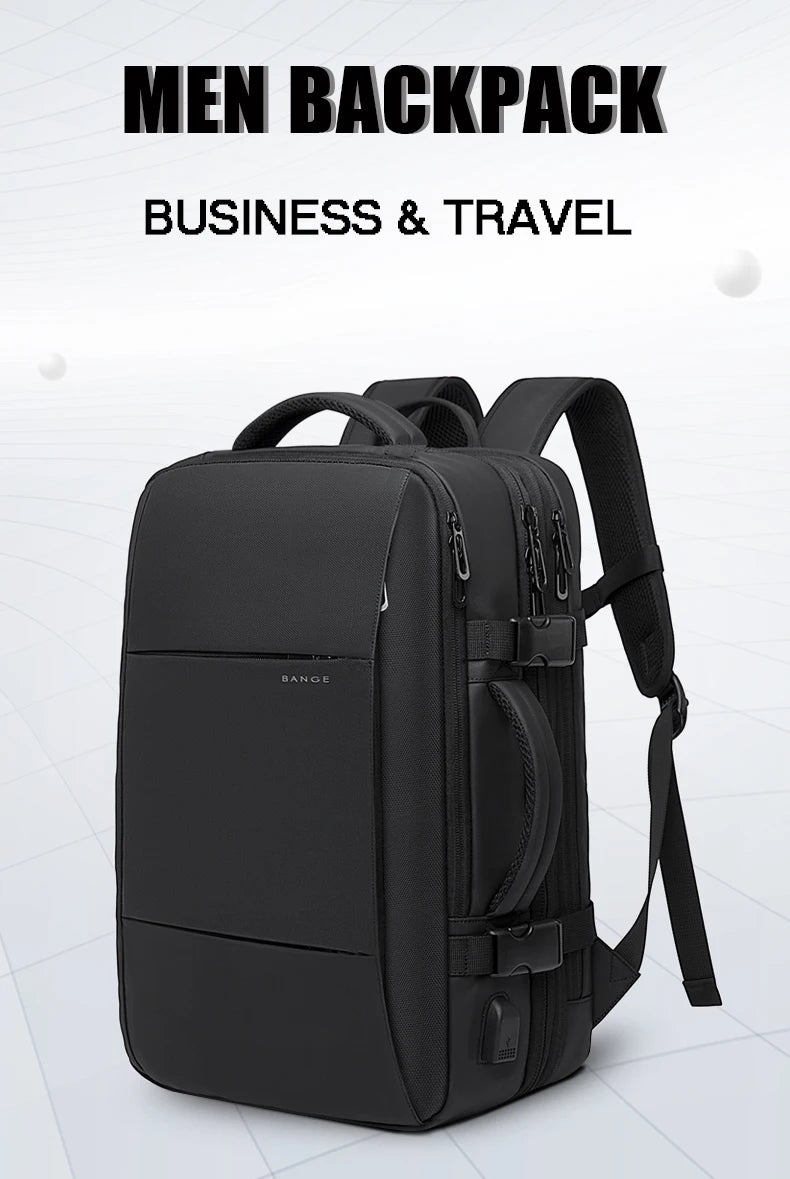 Backpack  USB Bag Large Capacity 17.3 Laptop Waterproof