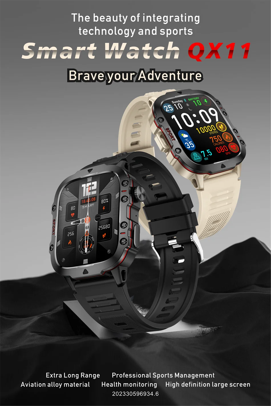 Military Mens Smartwatch