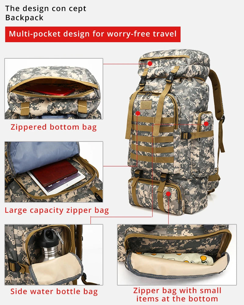 Rilibegan Military Backpack